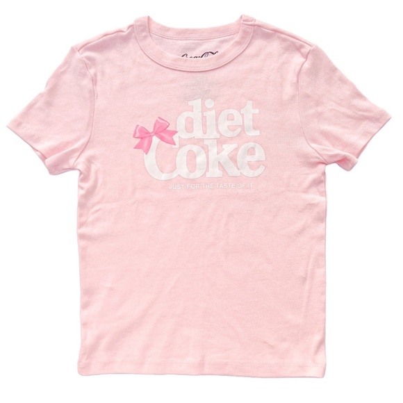 Coca-Cola Bow Pink Tee - Picture 1 of 6